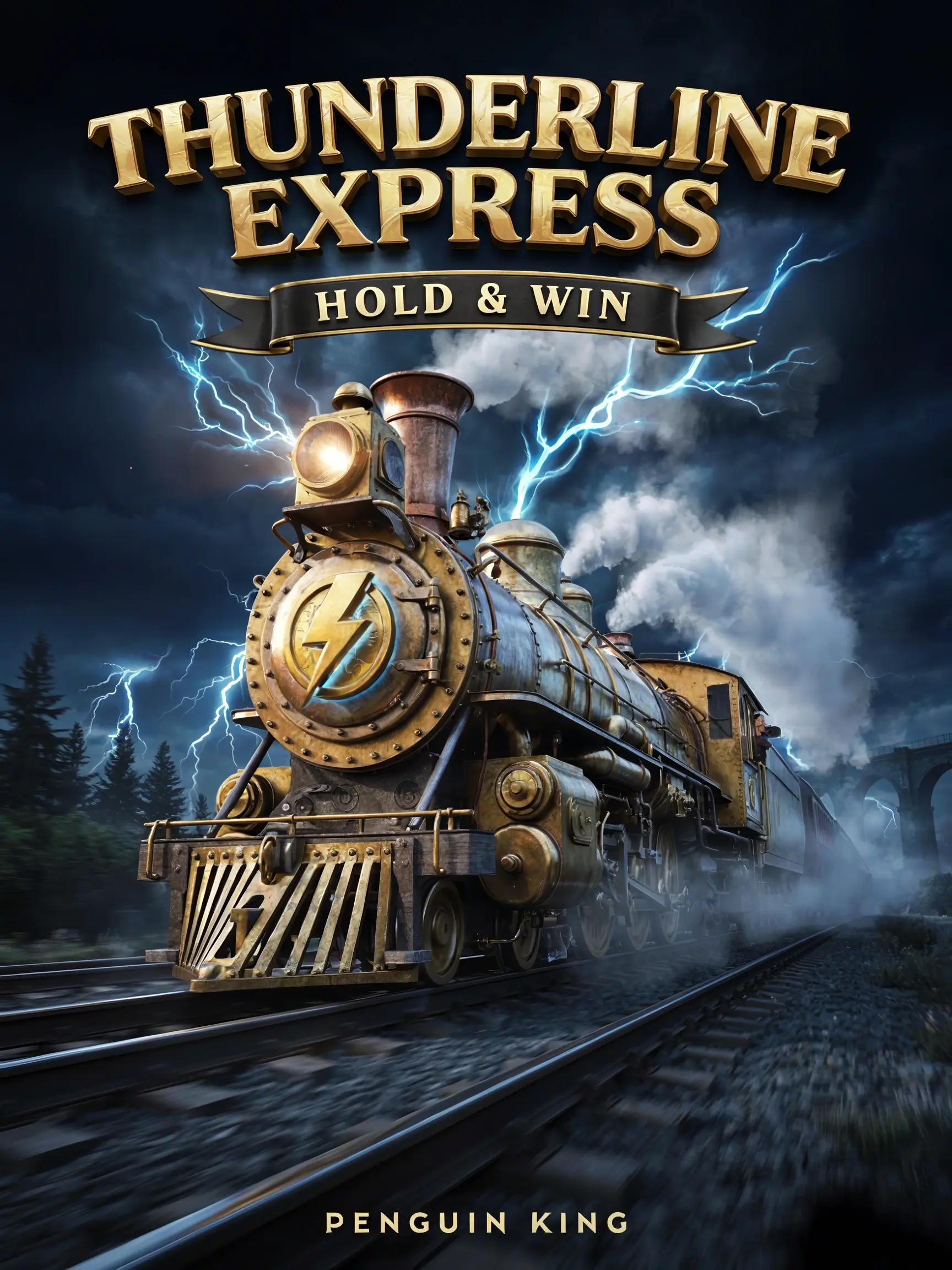 Screenshot of the Thunderline Express pokie